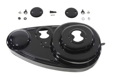 Black 45 inch Outer Primary Cover Kit for Harley-Davidson