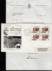 Canada to Switzerland 6c Ookpik Block Inuit Art PRESENTATION FDC 1970