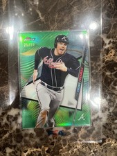 2020 Topps Finest - Freddie Freeman #47 Green Refractor /99