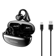 Open Ear Earbuds, Bluetooth 5.4 Clip On Headphones,with Mic 40H Playtime, IPX...