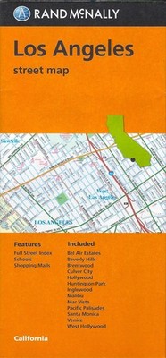 Los Angeles, California, Street Map, by Rand McNally
