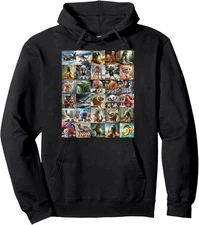 Italian Brainrot Costume Meme Collage Character Unisex Hooded Sweatshirt