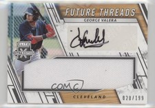 2019 Elite Extra Edition Future Threads Signatures Black George Valera Auto 00jz