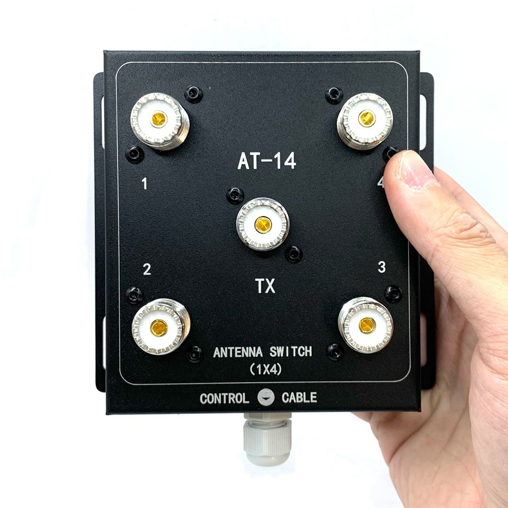 Multi Antenna 4 Way Coax Switch Remote Control for 1 8 to 60MHz Applications