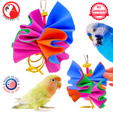 Bonka Bird Toys 1438 Foamy Crush Small Chew Shred Forage Parrot Cage Toy Lories