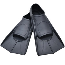 Silicone Swimming Flippers Snorkel Fins Short Frog Shoes Professional Training B