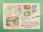 DR WHO 1952 FINLAND FDC? OLYMPICS SEMI POST COMBO R35509