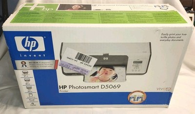HP Photosmart D5069 Digital Photo Inkjet Printer New In Box ''Read Description'' 