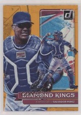 2022 Panini Donruss Diamond Kings Holo Orange Salvador Perez #9 0q3