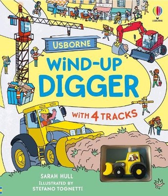 Sarah Hull Wind-up Digger (Kartonbuch) Wind-up