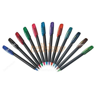 Pentel EnerGel BL 417 Roller Gel Pen   Packung mit 12   blau schwarz rot...