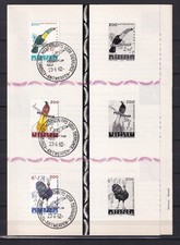 [AG7498] Belgia nr 1216/1221 Folder na pocztę ptaków COB FDC 12,00 € SUPER