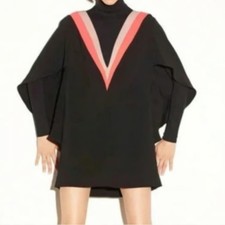 Milly Italian Cady Colorblock Beetle Dress Size 0 New With Tags