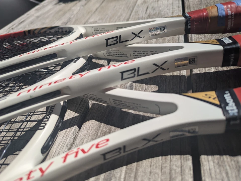 3 x Wilson SIX.ONE 95 BLX Pro Staff, ninety five, L3=4 3/8 Tennisschläger/Racket - Bild 2 von 4