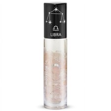 Blossom Zodiac Sign Vanilla Scented Roll-On Lip Gloss with Crystals, Made in USA