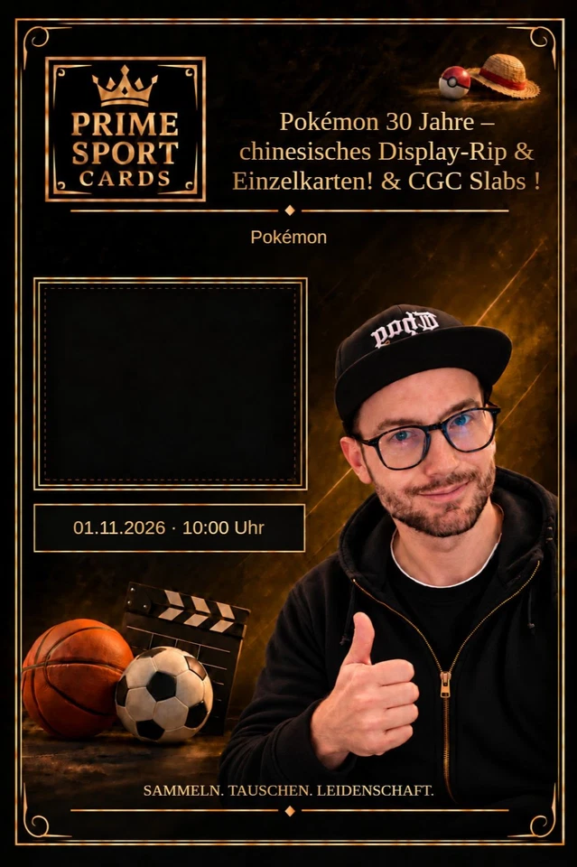 CGC Slabs & Pokémon 30 Jahre – chinesisches Display-Rip & Einzelkarten!