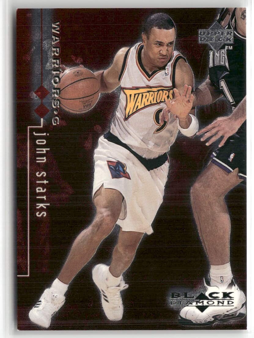 1998-99 Upper Deck Black Diamond #36 John Starks Double Diamond #/3000 ☘️622