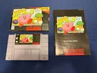 Kirby's Dream Land 3 Super Nintendo SNES w/ manual CLEAN and Mini Box Case
