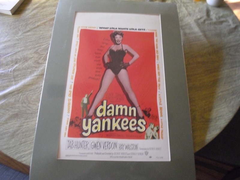 1958 Damn Yankees Movie Lobby Card-Tab Hunter- Gwen Verdon-Ray Walston