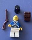 LEGO Minifigure Imperial Soldier pi061 Pirates Vintage 1989 Bluecoat Figure — photo 8