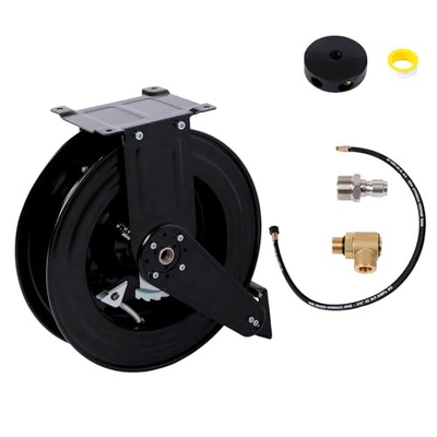 #ad Pressure Washer Hose Reel Double Arm 3 8 in x 50 ft Pressure Washer Reel $259.99