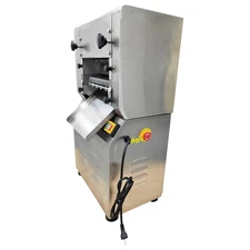 Commercial Pasta Makers Dough Roller Noodle Cutting Machine w/2mm Round Cutters