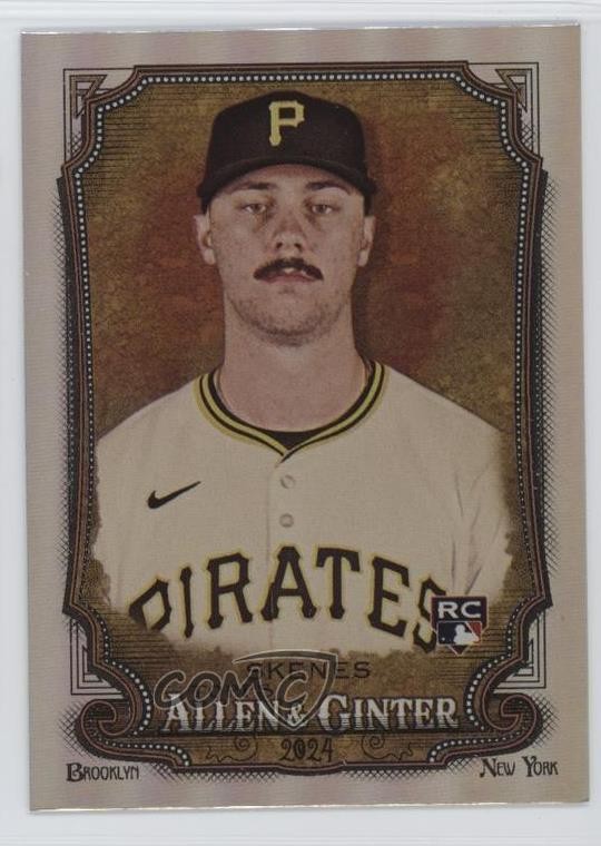 2024 Topps Allen & Ginter Hot Box Silver Portrait Paul Skenes #282 Rookie RC c5w