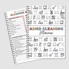 ADHD Cleaning Planner Bundle Home Schedule Weekly Monthly Family Chore Chart