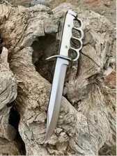 Custom Handmade Tool Steel Full Tang Bowie Knife Hunting survival Knife W/Sheath