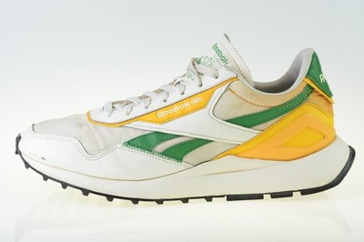 Reebok Classic Legacy AZ weiß/gelb/grün G55268 Herren Sportschuhe Größe UK 10