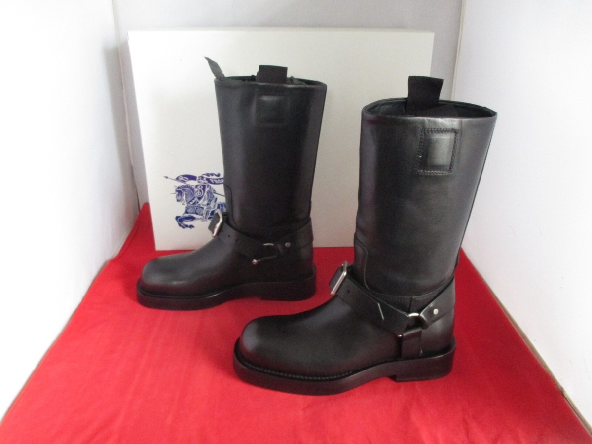 Burberry Leather Saddle Boots $1890 - EU 38 - Black - 1070