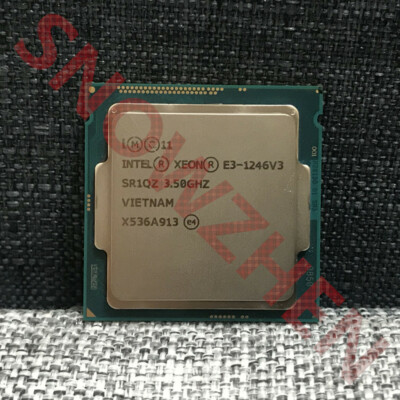 Intel Xeon E3-1246 V3 CPU 4-Core 3.5GHz 8M LGA 1150 SR1QZ 84W Processor
