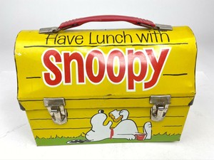 snoopy lunch box 1968
