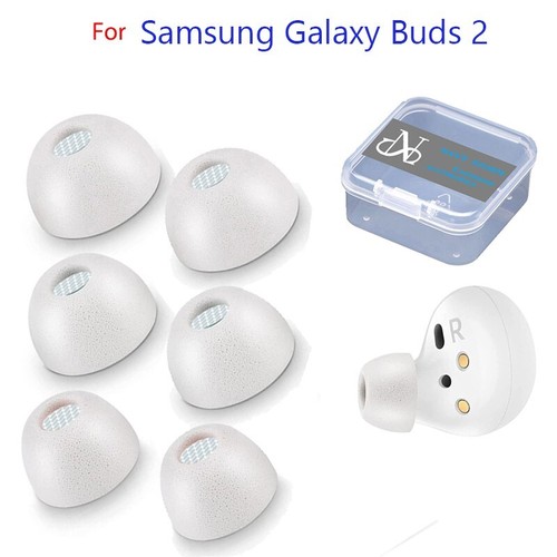 Puntas de espuma con memoria para Samsung Galaxy Buds 2 puntas de oreja con accesorio de malla 6 piezas - Imagen 2 de 18