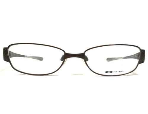 Oakley Eyeglasses Frames Poetic 4.0 Polished Chocolate Brown Oval 52-16-132 - Afbeelding 1 van 12