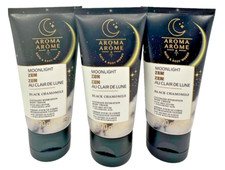 NEW Bath Body Works Lot 3 Tubes Aroma Moonlight Zen Black Chamomile Cream 2.5 oz