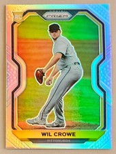 2021 Panini Prizm Tier II Silver Wil Crowe #102 Pittsburg Pirates Rookie RC