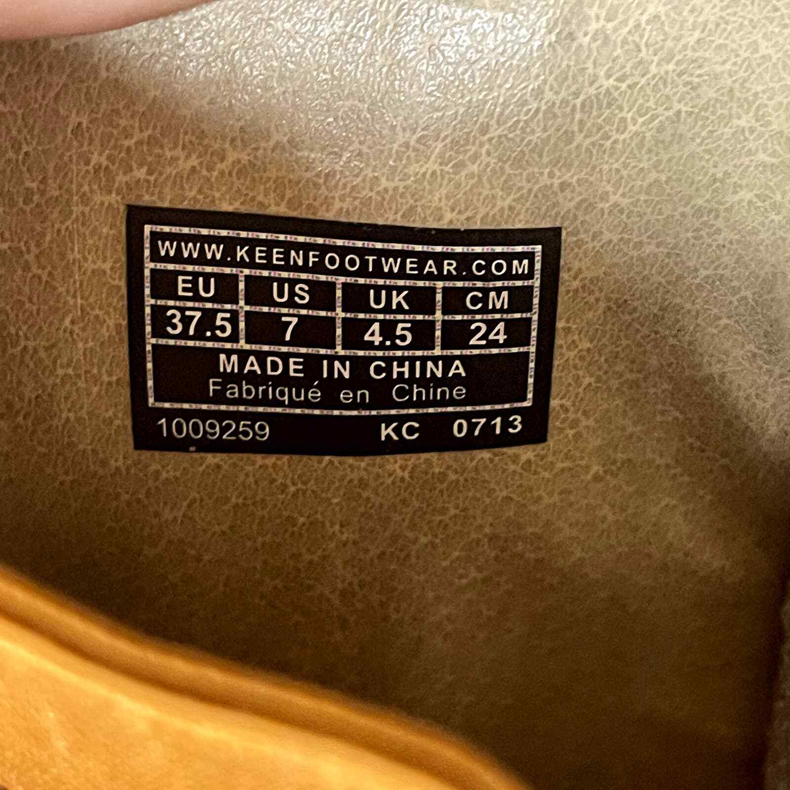 KEEN Womens Bern Baby Bern Boot Tan Fullgrain Leather Water