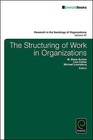 The Structuring of Work in Organizations by Emerald Publishing Limited (Hardback, 2016)