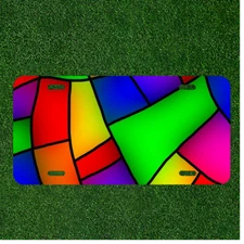 Custom Personalized License Plate Auto Tag With Stunning Wacky Creative Art NEW