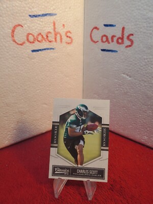 2010 Classics Rookie Charles Scott #/999 Philadelphia Eagles