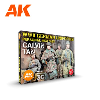 AK Interaktiv Calvin Hellbraun Signature Set 3g 18 Farben und Figur AK11759