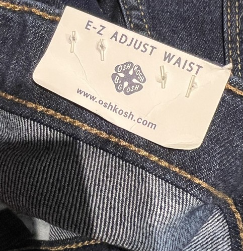 B’gosh Girls Size 12P Bootcut E-Z Adjust Blue Jeans Dark Wash 27.5” Inseam Plus - Picture 6 of 6