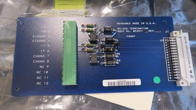 Measurex 053578-00 Rev A RS-422 Termination Module PLC 05357800 Revision A