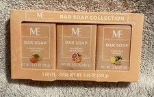 Modern Expressions Hand Bar Soap Gift Set of 3 Citrus Orange Grapefruit Peach