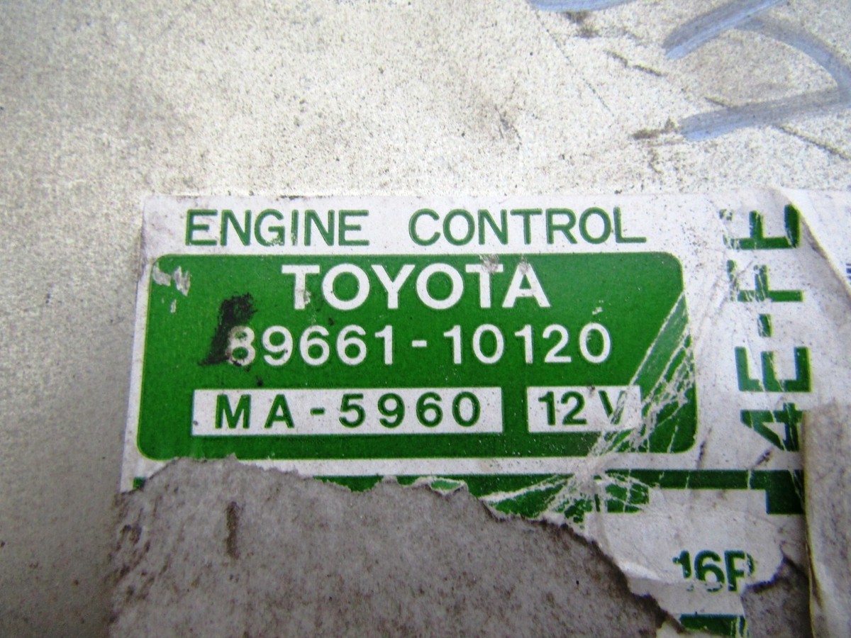 Toyota 4E-FE engine ECU 89661-10120 MA-5960 | eBay