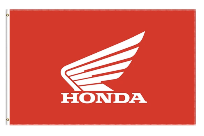 Honda Racing Wing Red Banner / Flag - 01HONDA | eBay