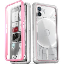For Nothing Phone 2 6.7 Inch Case  Poetic Built-in Screen Protector Cover Pink