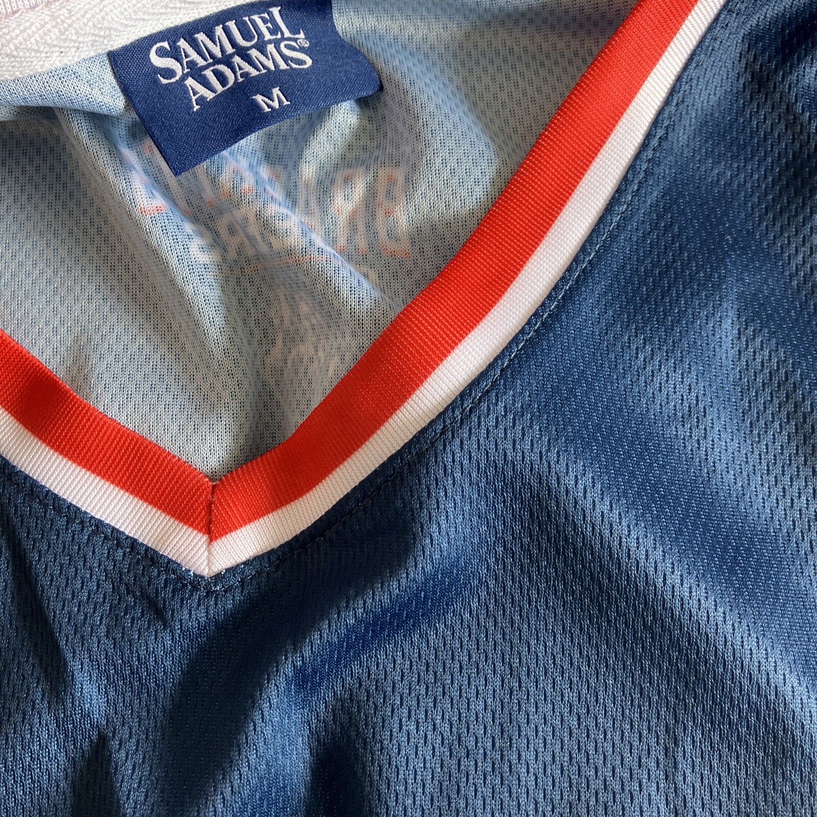 Men’s Sam Samual Adams Brackets & Beers Blue Basketball Jersey #23 Medium