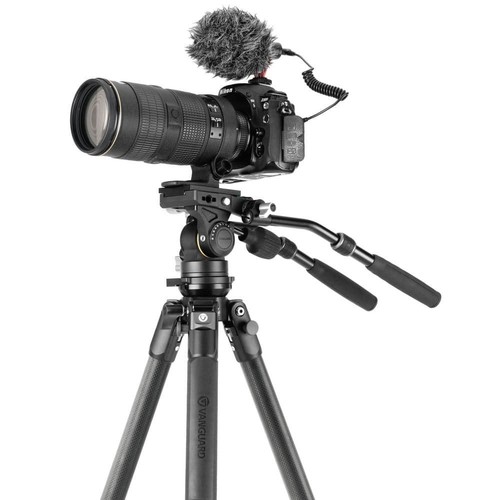 Trípode de fibra de carbono Vanguard Alta Pro 3VL 303CV18, base niveladora y cabezal de video - Imagen 6 de 6
